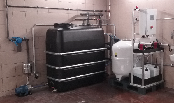 Abwasseranlage Kiesfilter