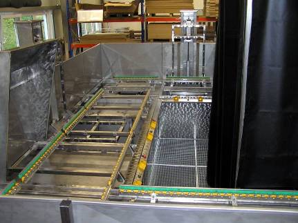 Halbautomatische Rissprüfanlage