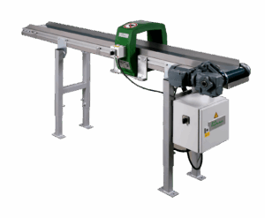 Entmagnetisierungsspule_ES_250 mit Transportband